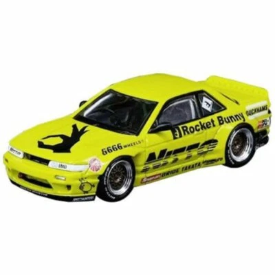 INNO64 NISSAN Silvia S13 (V2) - Pandem Rocket Bunny - yellow - INNO 1:64