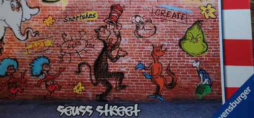 Ravensburger 1000 Piece Puzzle, Dr. Seuss, Seuss Street, #19-752 1 - Picture 5 of 8