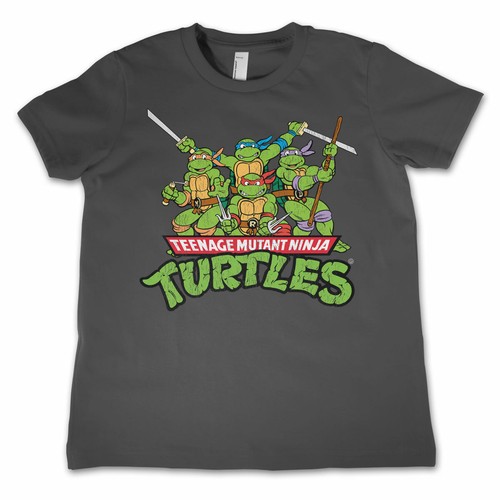 Offiziell lizenziertes TMNT - Distressed Group Unisex Kinder T-Shirt Alter 3-12 Jahre - Bild 8 von 10