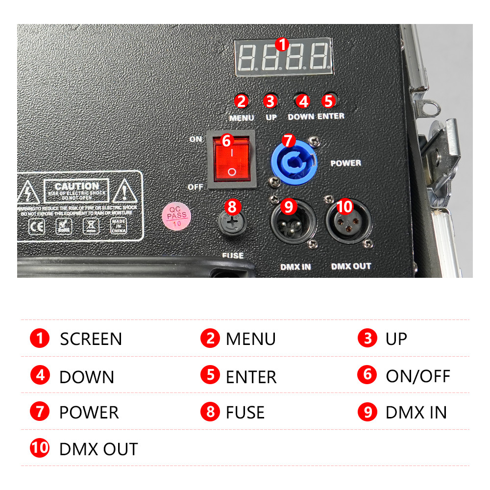 3000W Low Lying Water Fog Machine Sinking with 2 Hose Smoke DMX Remote Control
