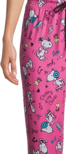 NWT Peanuts Snoopy Women's Pajama Pants Sleep Jogger S M L XL 2X 3X Woodstock - Picture 3 of 4