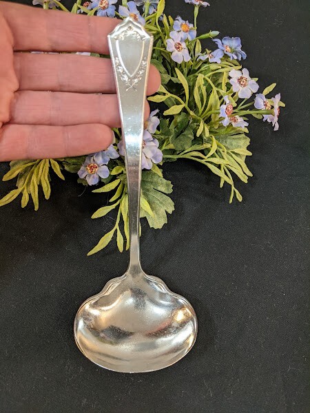 RARE!!!  Antique Vtg JEWEL REED BARTON LADLE Silverplate Replacement NO Monogram
