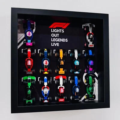 Display frame case for Lego ® Formula One 71049 Series F1 Race Cars 27cm