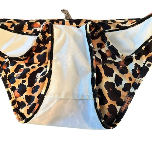 Leopard Print Bikini Bottom Size M - Picture 4 of 4