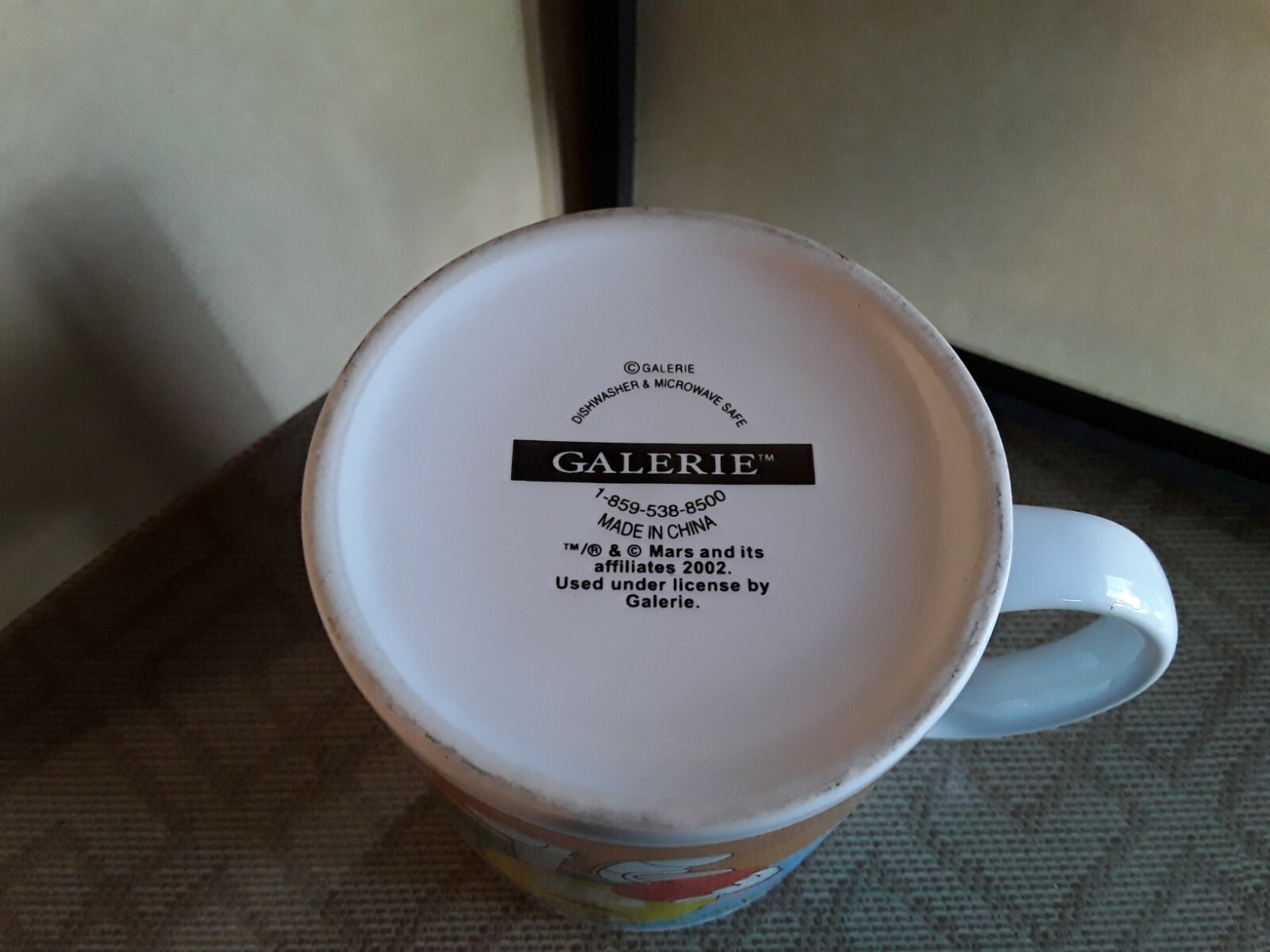 Galerie M & M'S Sports Yellow And Green Coffee Cup tea mug NEW UNUSED!!! A-26