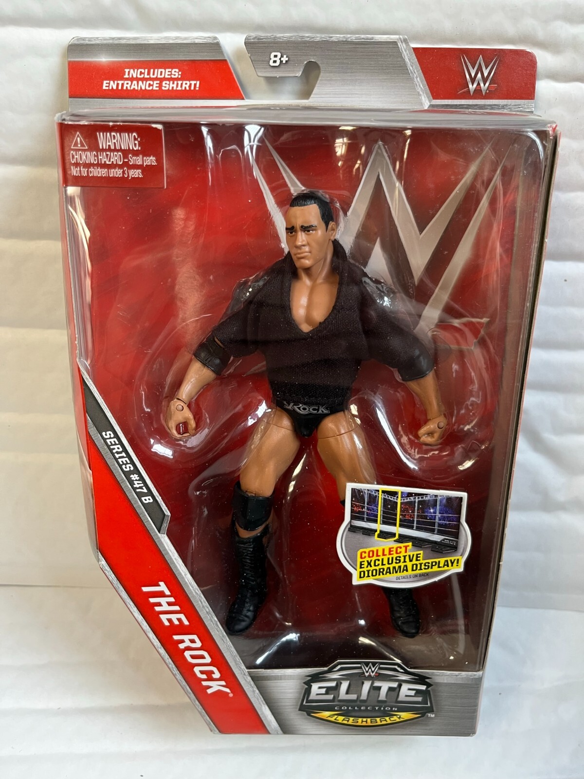 BNIB WWE THE ROCK MATTEL ELITE COLLECTION SERIES 47 47B WRESTLING ACTION FIGURE