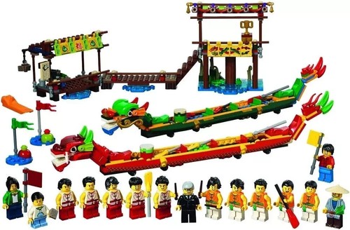 Nuevo LEGO 80103 Año Nuevo Chino Dragon Boat Race Festival China 15 Minifiguras / - Imagen 2 de 3