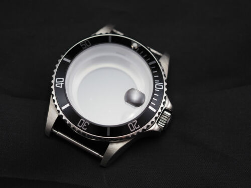 Submariner style watch case ETA 2836 ETA 2824 ST2130 sapphire crystal - Afbeelding 1 van 9