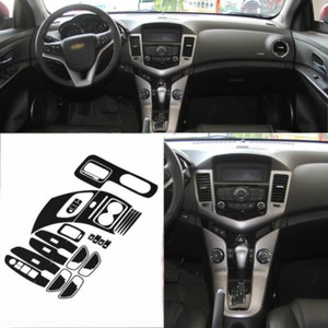 Details About Car Interior Center Console Carbon Fiber Molding Sticker Decals For Chevy Cruze