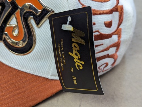 Gorra SnapBack Ajustable Vintage Años 90 MAGIC by Bee TEXAS LONGHORNS NUEVA CON ETIQUETAS - Imagen 5 de 9