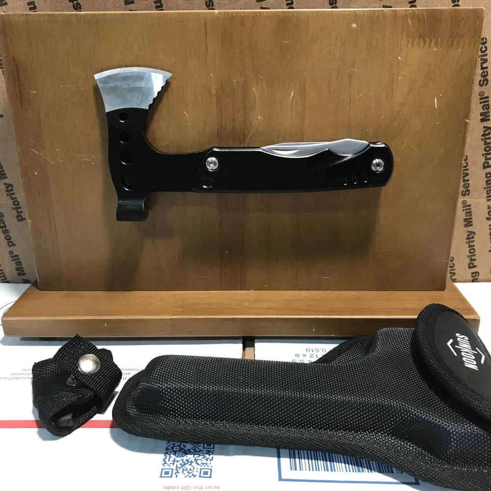 Multi-Tool Camping Trekking Adventure Equipment Hammer Survival Knife Work #107