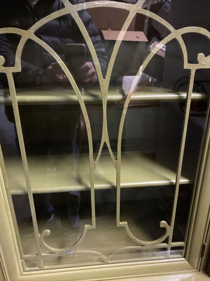 Gabinete Kroehler verde vintage años 50 60 mediados de siglo moderno *Ver descripción Foto 2 de 4