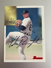 1997 Bowman #CA21 Mike Drumright Certified Blue Ink Autographs Baseball Card