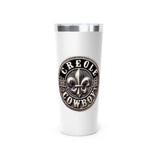 Creole Cowboy 22 oz Tumbler | White