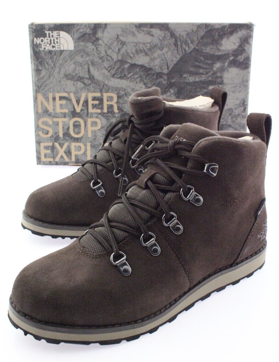 THE NORTH FACE Junior JR BALLARD WP Brown Waterproof HIKING BOOTS