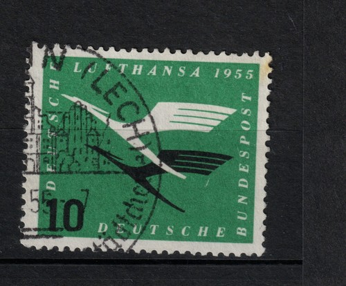 BRD Plattenfehler Mi. - Nr. 206 III gestempelt inklusive Strich geprüft BPP