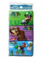 Super Mario Pocket Tissue Mini Size 6P 112726 JAPAN IMPORT