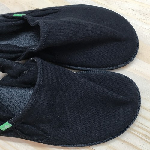 Sanuk Sandals Womens 8 Yoga Sling Cruz Slingback Black Casual Flats 1097575 - Picture 5 of 15