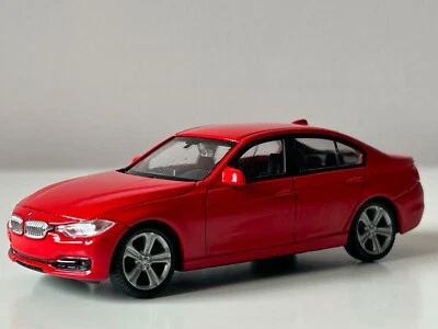 BMW 335i Germany Sports Car Model Toy Diecast Red 1:43 Scale Welly