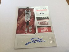 2018 Panini Contenders Draft Picks Ticket Rc Auto /99 Yante Maten #102 Georgia