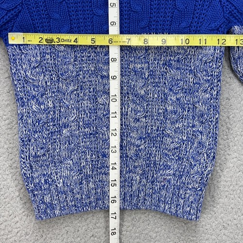 Gap Kids Sweater Size 5 Blue Gray Shawl Collar Long Sleeve Pullover Boys - Picture 5 of 12