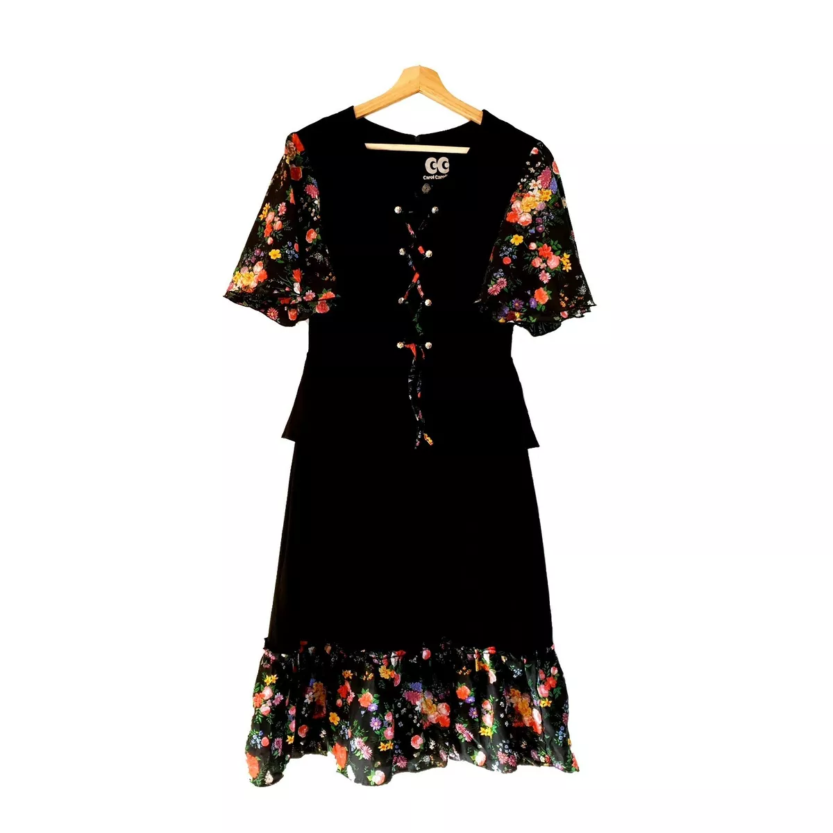 Caroline peplum store back jacket