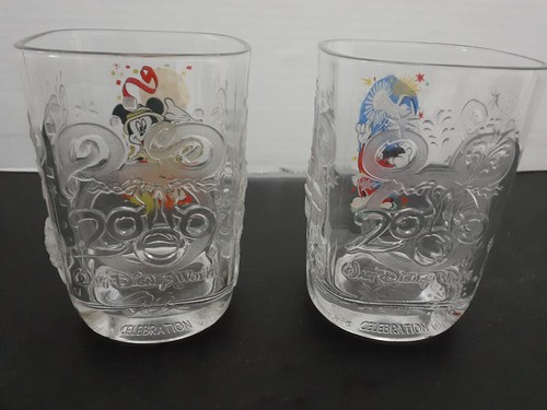 Walt Disney World 2000 Celebration Glasses, 2x AK/Epcot - Picture 3 of 5