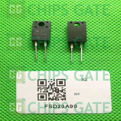 3PCS FSD20A90 Encapsulation:TO220F-2P,Low Forward Voltage Drop Diode #D7*