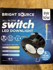 8w / 10w All in 1 SOLO Dimm LED Downlight 700-950lm 3 Colours 3 Bezels