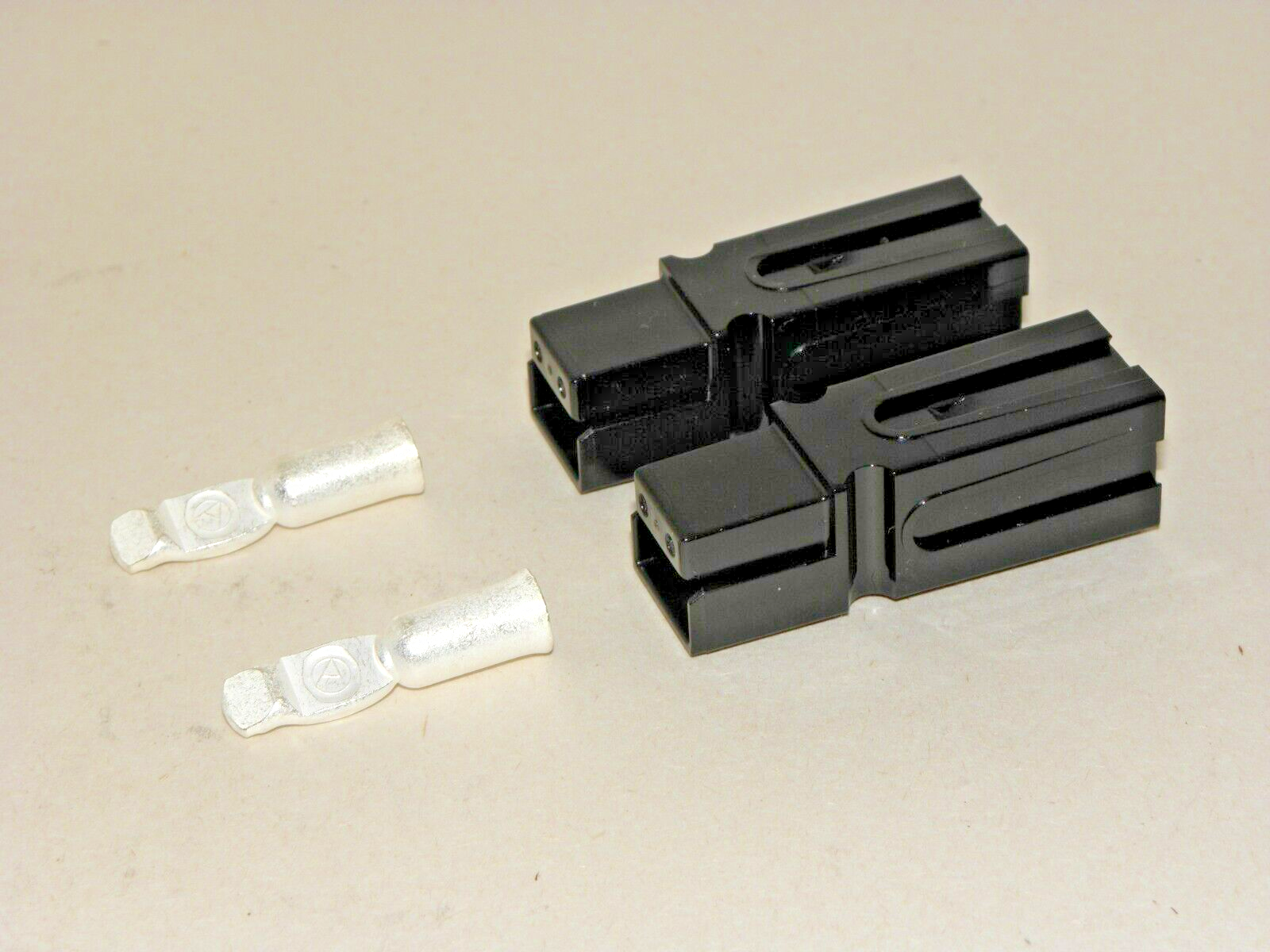 Durite 75 amp high current connector kit black (pair) 0-014-51