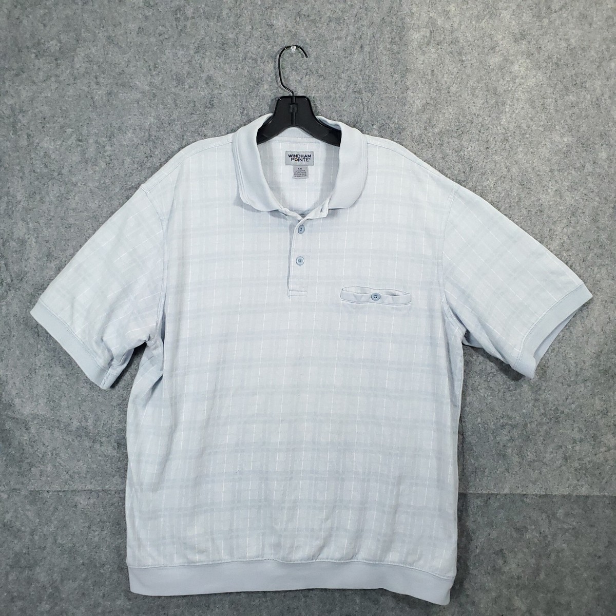 メンズウェア BRIEFING WIND AND SEA TOUR POLO Windham Pointe Men's Polo Shirt Sz XXL Short Sleeve Light