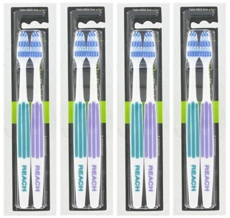 UVUBXT Reach Interdental Toothbrush Firm Full Head (4 Twin Packs) | Effective Cleaning