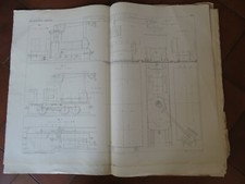 ecole centrale plan coupe imp grue a vapeur locomobile locomotive 5