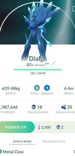 Pokemon Legendary Dialga Origin Forme Registered Or 30days
