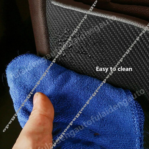 4P For Lexus GX460 2010-2020 PU Carbon Fiber Door Anti-Kick Pad Guard Cover Trim - Picture 3 of 4