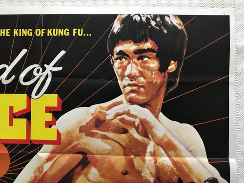 Legend Of Bruce Lee Original Movie Quad Poster 1976 Bruce Lee Kung Fu - Picture 4 of 5