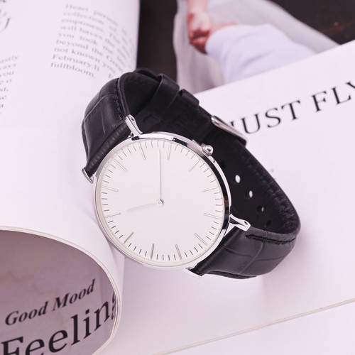 Correa de reloj WOCCI grano de cocodrilo piel de becerro 18 mm 20 mm 22 mm 24 mm para hombre - Imagen 18 de 111