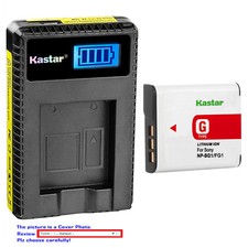 Kastar Battery LCD USB Charger for Sony NP-BG1 NP-FG1 Sony Cyber-shot DSC-W290