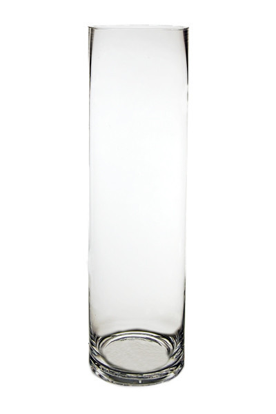 Cylinder Vase Glass Vases Wholesale H 18 Open Diameter 5