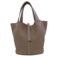 HERMES  Picotin Lock MM Etoupe GoldHardware Handbag Epsom  Ladies [Used]