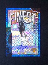 2025-26 Topps Finest Miles McBride Auto Blue X-Fractor /99