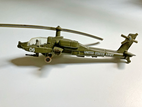 ERTL Fire Birds AH-64 Apache Attack Helicopter U.S. Army Die Cast 1989 - Picture 5 of 8