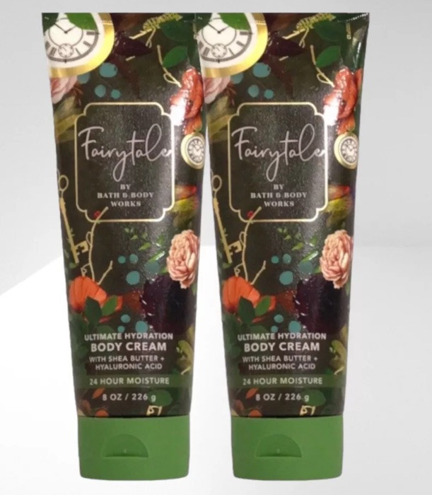2 BATH & BODY WORKS FAIRYTALE Ultimate Hydration Body Cream 8 oz /226 g Large!