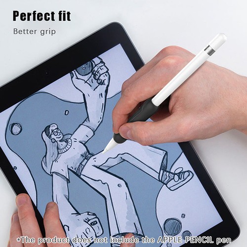 Pen Grip Non-Slip Protective Cover Suitable Apple Pencil 1/2 Generation Silicone - Picture 9 of 19