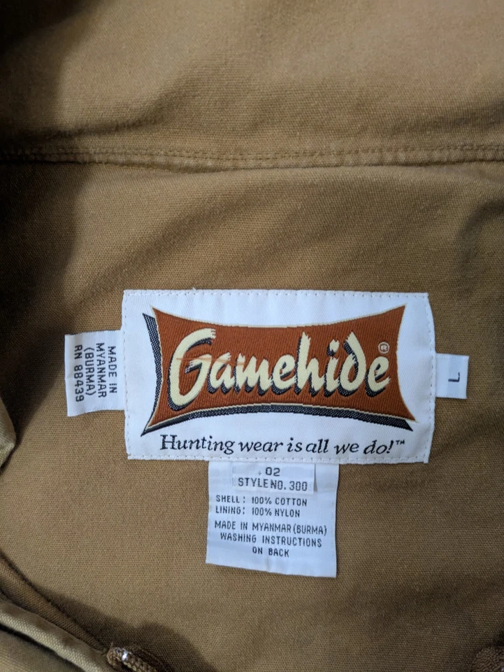 Gamehide Hunting Vest Mens Large Safari Brown Shell Holders Style No. 300 - Image 2 of 4