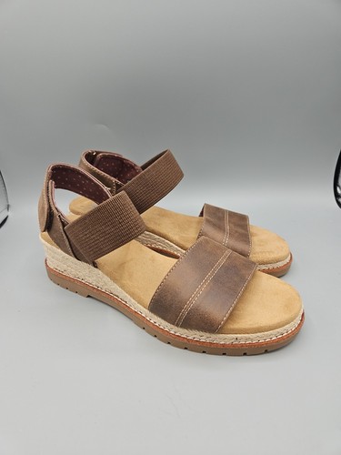 Skechers Bobs Desert Chill Vegan Washable Brown Womens Sz 8.5