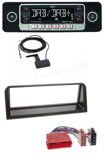 Dietz DAB Bluetooth USB MP3 Autoradio für Citroen AX / Peugeot 106 - Bild 1 von 9