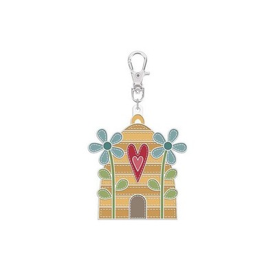 Lori Holt Beehive Enamel Charm, Zipper Pull, Happy Charms by Bee in My Bonnet