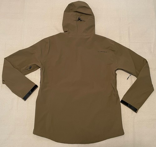 Giacca antipioggia Vortex Optics donna XL Cloud Shaker full zip tasche zip verde - Foto 17 di 24