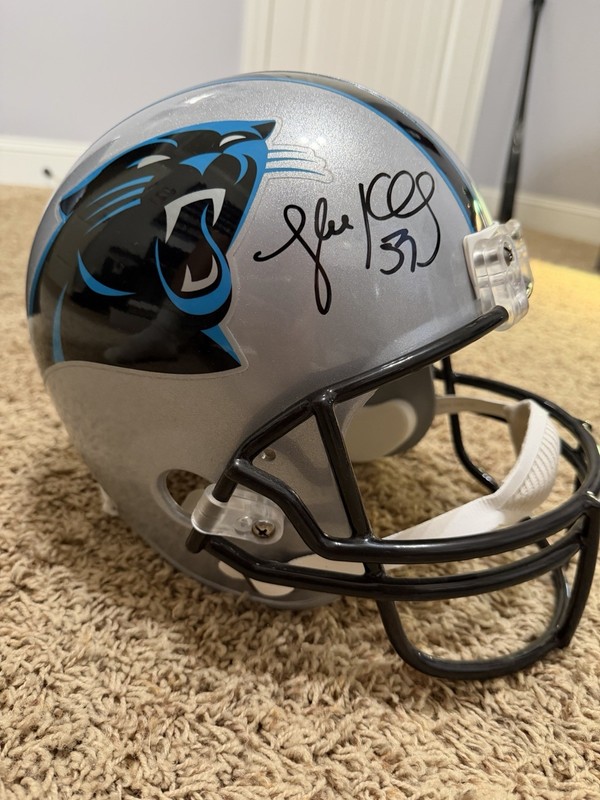 Riddell Full Size Panthers Helmet Luke Keuchly Signed Steiner Authenticated Auto